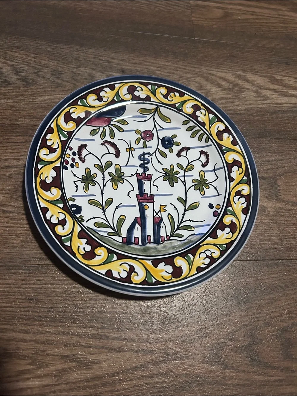 Williams Sonoma Nazari Hand Painted Salad Plates 8” Portugal Provence Set of 8
